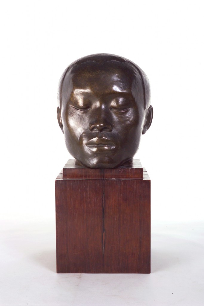 Dora Gordine, Chinese Head/The Chinese Philosopher, bronze, 1925-6