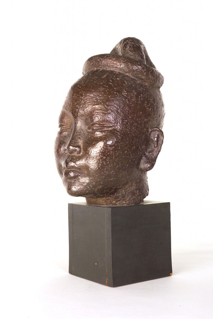 Javanese Head, 1930-1, bronze