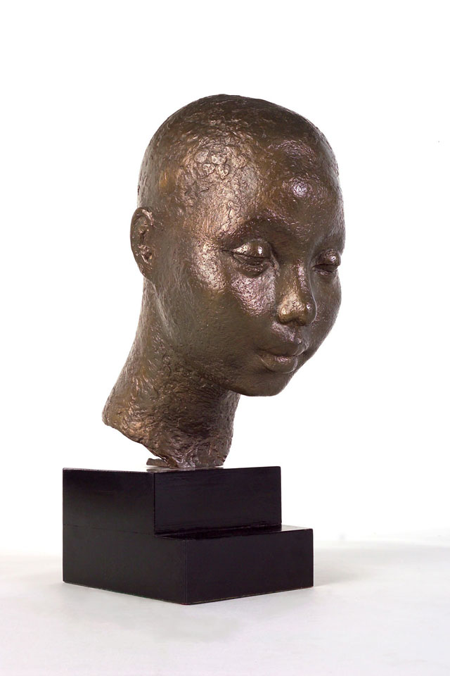 Dora Gordine, African Head/Dahomy Princess, bronze,1928-29