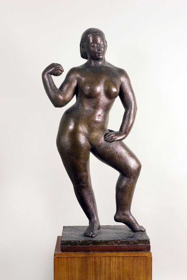 Dora Gordine, Javanese Dancer/Oriental Dancer, bronze,1927-28