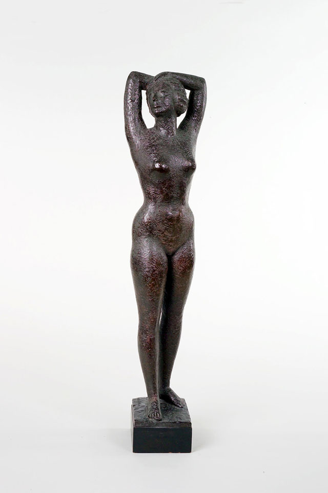 Dora Gordine, Standing Female Nude (Dame Edith Evans), bronze,1938