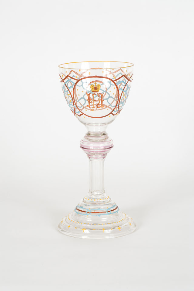 Goblet with the cypher of Nicolas I, mid 19th century