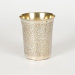 One of a pair of silver gilt beakers, Moscow, 1863