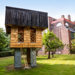 Pavilion in the museum’s garden (designed as apart of Kingston University Degree Show 2016, Unit 5 of the School of Architecture and Landscape Design.)