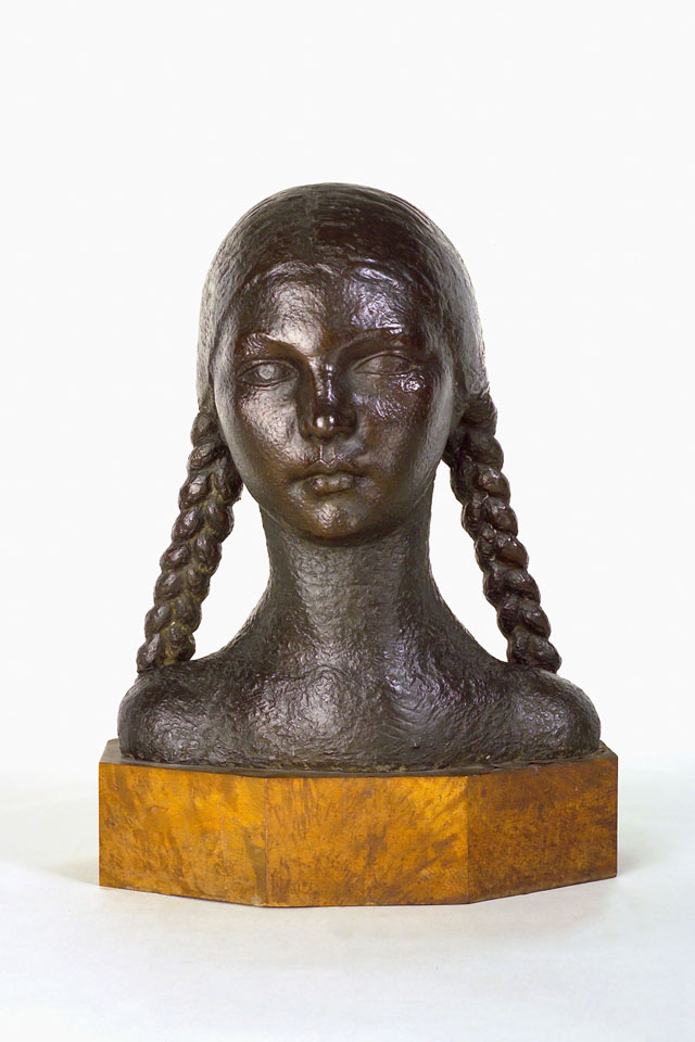 Dora Gordine, Girl with Pigtails, 1927-8, bronze