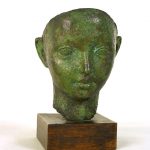 Dora Gordine, Mask of a Greek Boy, 1928-9, bronze