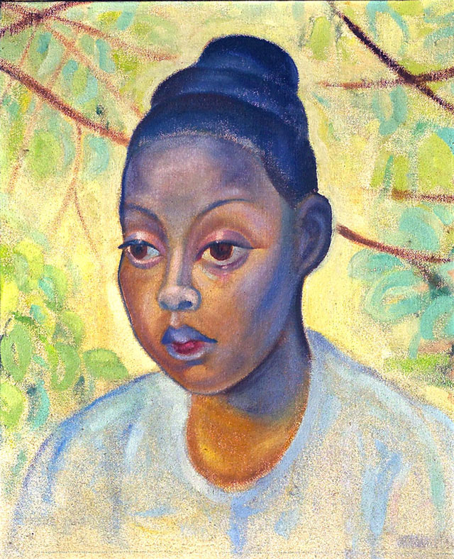 Dora Gordine, Portrait of a Burmese Woman, 1930-5, oil on canvas