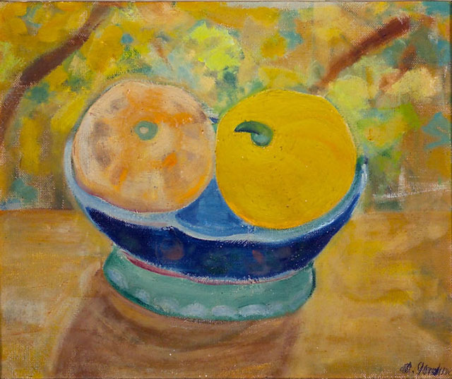 Dora Gordine, Still Life with Gourds, c. 1925, oil on canvas