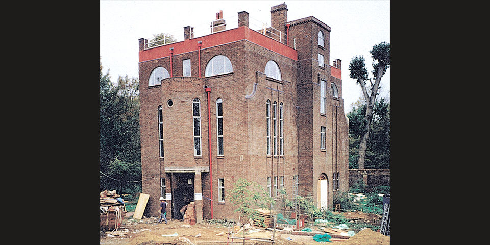 Dorich House during the renovation, c.1995–96