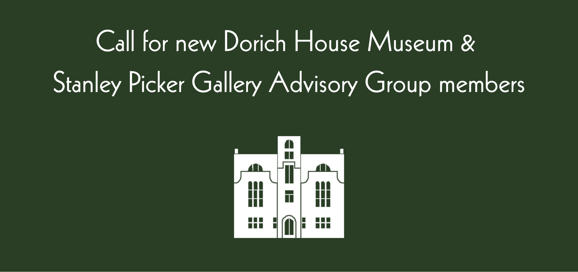 Call for new Dorich House Museum & Stanley Picker Gallery Advisory Group members